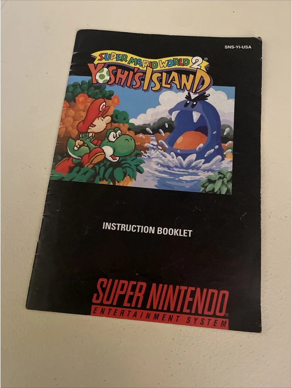 Super Mario World 2 Yoshi's Island SNES Super Nintendo Instruction Manual Only - Picture 1 of 2